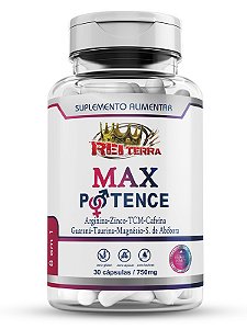 Max Potence 750mg 30 Cápsulas- Rei Terra