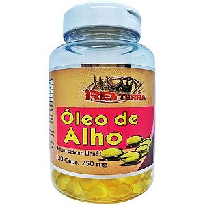 Óleo de Alho 250mg 120 Cápsulas- Rei Terra