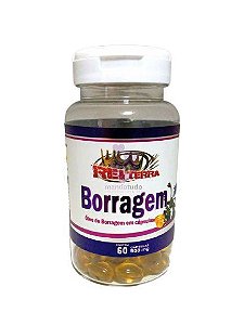 Óleo de Borragem 500mg 60 Cápsulas- Rei Terra