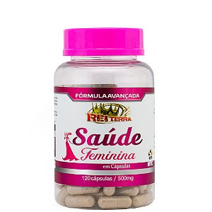 Saúde Feminina 500mg 120 Cápsulas- Rei Terra