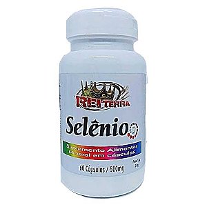Selênio 500mg 60 Cápsulas- Rei Terra
