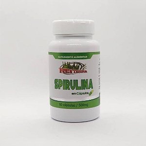 Spirulina 500mg 60 Cápsulas- Rei Terra