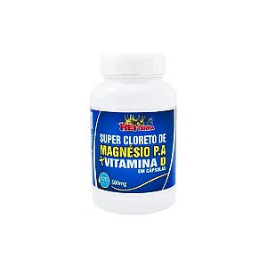 Super Cloreto P.A Vita D 500mg 120 Cápsulas- Rei Terra
