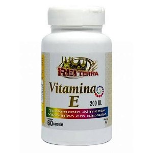 Vitamina E 200UI 60 Cápsulas- Rei Terra