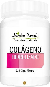 Colágeno Hidrolisado 500mg 120 Cápsulas - Ninho Verde
