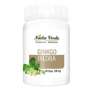 Gingko Biloba 500mg 60 Cápsulas- Ninho Verde
