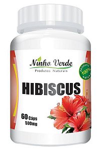 Hibisco 500mg 60 Cápsulas- Ninho Verde