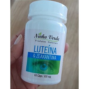Luteína e Zeaxantina 500mg 60 Cápsulas- Ninho Verde