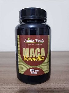 Maca Peruana Vermelha 500mg 120 Cápsulas - Ninho Verde
