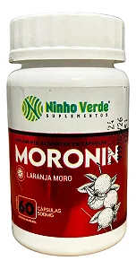 Moronin - Laranja Moro 500mg 60 Cápsulas- Ninho Verde