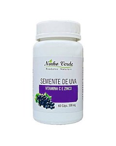 Semente de Uva 500mg 60 Cápsulas- Ninho Verde