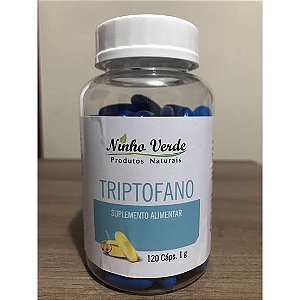 Triptofano 1000mg 120 Cápsulas- Ninho Verde
