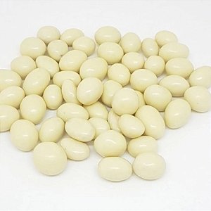 Amêndoa Drageada Brilhante Chocolate Branco Belga - 3kg
