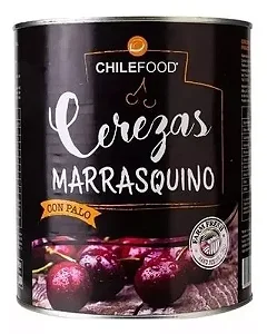 Cereja Chilefood Inteira com Talo (6lt x 2kg) Importada- 12kg