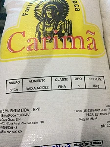Farinha de Mandioca Torrada Fina (CARIMÃ) -25kg