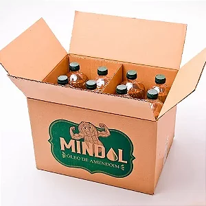 Óleo de Amendoim Refinado (MINDOL)-900ml Cx 12uni