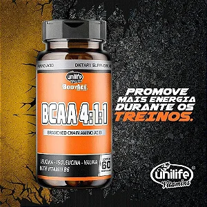 BCAA 640mg com 60 Cápsulas - Unilife