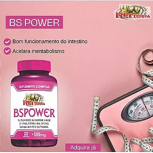BSPower 500mg 60 Cápsulas - Rei Terra