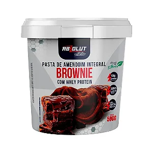 Pasta de Amendoim Integral Brownie com Whey Protein - 500g