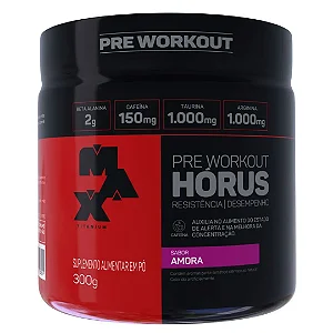 Pré Treino Horus Sabor Amora- 300g - Max Titanium