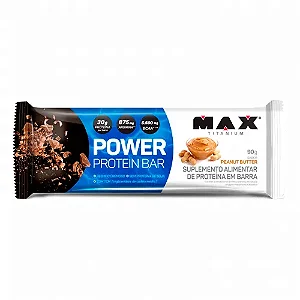 Max Titanium Power Protein Bar - 90G Peanut Butter ( Pasta de Amendoim )