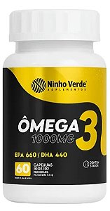 Ômega 3 1000mg 60 Cápsulas - Ninho Verde