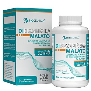 Magnésio Dimalato 60 Cápsulas 500mg - Biocêutica