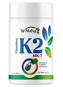 Vitamina K2 MK7 500 MG 60 Cápsulas - Wnutry