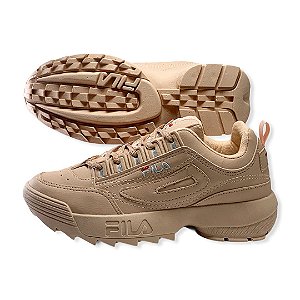 tenis fila disruptor nude