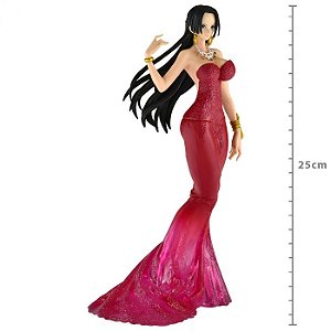 Estátua Banpresto Bandai One Piece Boa Hancock Noiva Rosa Wedding