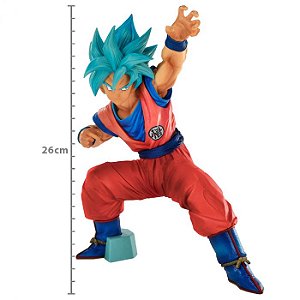 Estátua Banpresto Bandai Dragon Ball Super Goku Super Saiyajin Blue Big Size