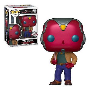 Boneco Funko Pop Marvel Wanda Vision 70s Vision 718