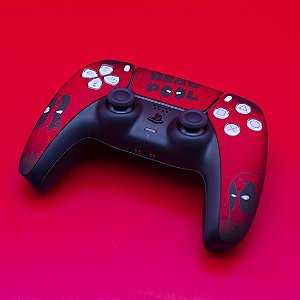 Controle Dualsense PS5 Personalizado - Deadpool
