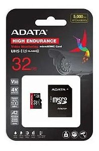 Cartão de Memória ADATA 4K Highway Endurance 32GB 100MB/s Class 10