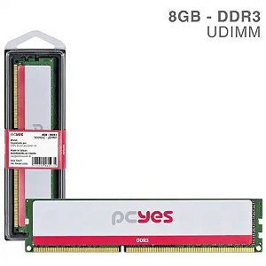 Memória Pcyes Udimm 8GB DDR3 1333MHZ
