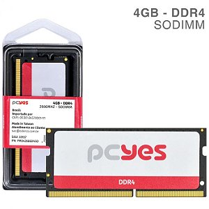 Memória Peches Sodimm 4GB DDR4 2666MHZ