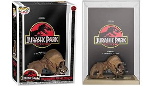 Boneco Funko Pop Jurassic Park Poster Tyrannosaurus Rex & Velociraptor 03