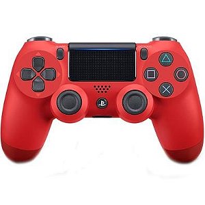 Controle de PS4 Vermelho