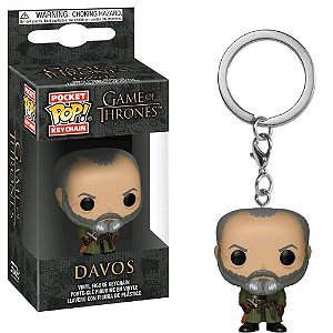 Chaveiro Funko Pop Pocket Keychain Game Of Thrones Davos