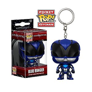 Chaveiro Funko Pop Pocket Keychain Power Rangers Blue