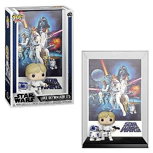 Funko Pop Star Wars Poster A New Hope Luke Skywalker With R2-D2