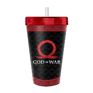 Copo Canudo God Of War Omega 550ml