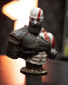 Estátua Busto Kratos - God Of War Playstation