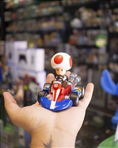 Boneco Mario Kart Toad Carrinho Fricção Nintendo