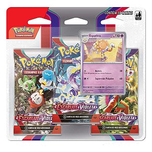 Trio Card Pokemon Scarlet e Violet - Carta Especial Espathra - Início