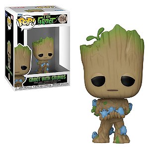 Funko Pop Marvel I Am Groot With Grunds 1194