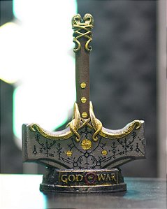 Estatua Martelo Thor Edição Especial God Of War
