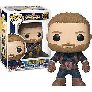 Boneco Funko Pop Marvel Infinity War Captain America 288