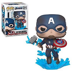 Boneco Funko Pop Marvel Avengers Endgame Captain America 573