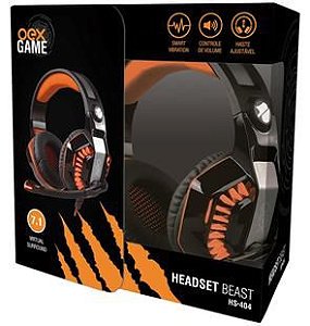 Headset Beast Surround 7.1 Vibração Hs404 Oex